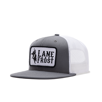 Lane Frost Brand Grey & White "Gangster" Cap