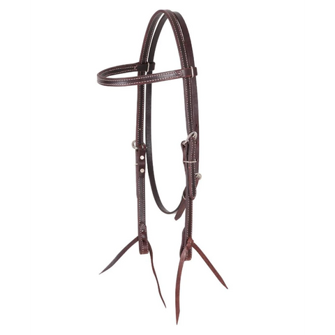 Martin Saddlery 5/8"  Double and Stitched Browband Headstall