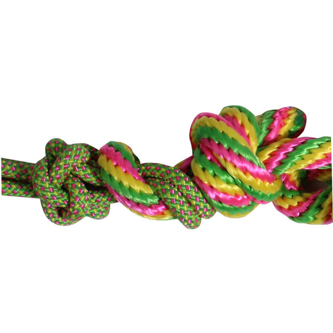 Professional's Choice Lime and Pink Rope Halter