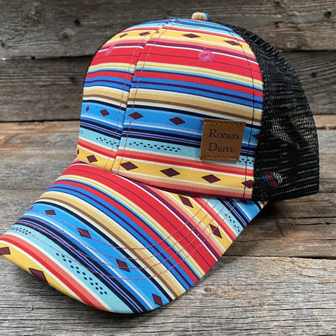 Rodeo Drive Aztec Trucker Cap