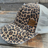 Rodeo Drive Dark Cheetah Trucker Cap