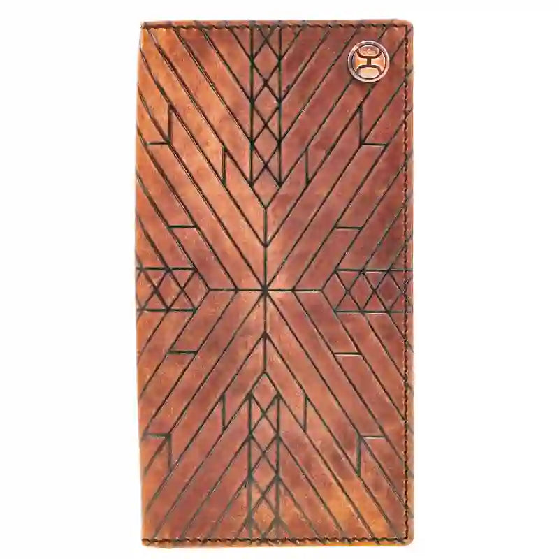 Hooey Brown Aztec Rodeo Wallet