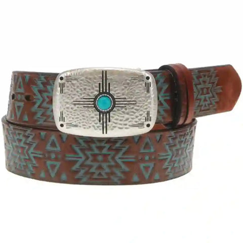 Hooey Women's Aztec Leather Belt