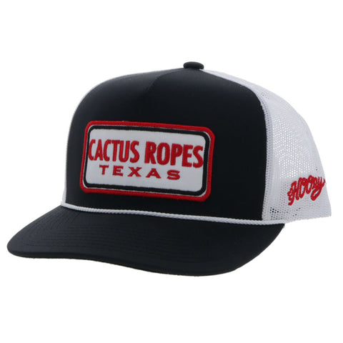 Hooey Cactus Ropes Black/White Cap