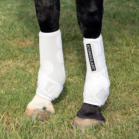 Iconoclast White Front Orthopedic Support Boot