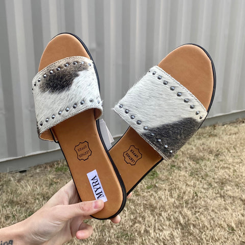 MYRA Cowhide Slide