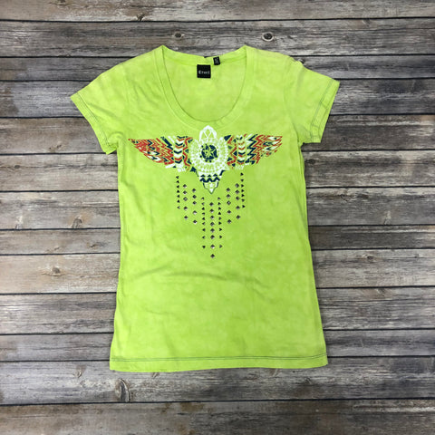 Lime Green Thunderbird Short Sleeve Shirt