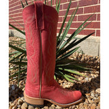 Olathe Cherry Red Buffamonte Boots