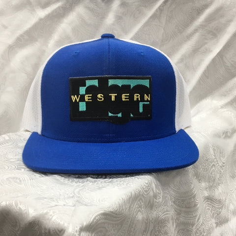 Western Edge Royal Blue Logo Cap