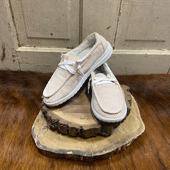 Gypsy Jazz Cream Fleece Marcy Shoe