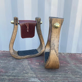 Nettles 2" Stained Barrel Racer Stirrup