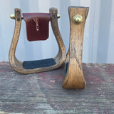 Nettles 2" Stained Barrel Racer Stirrup
