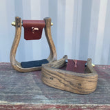 Nettles 2" Stained Barrel Racer Stirrup
