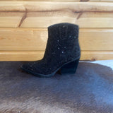 Black Sparkle Bootie