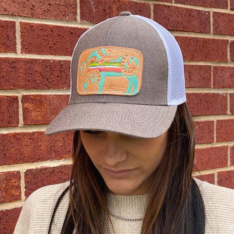 McIntire Saddlery Serape Buffalo Cap