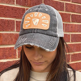 McIntire Saddlery Charcoal White Squash Patch Cap