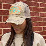 McIntire Saddlery Khaki Distressed Squash Patch Cap