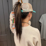 McIntire Saddlery Let's Go Brandin' Mint Ponytail Cap