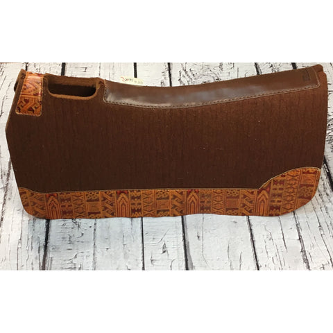 5 Star All Around Saddle Pad - Cinnamon/Orange Indiano