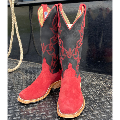 Anderson Bean Women's Red Firebird Suede Boots