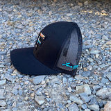 Lane Frost Brand Black Aztec Logo Cap