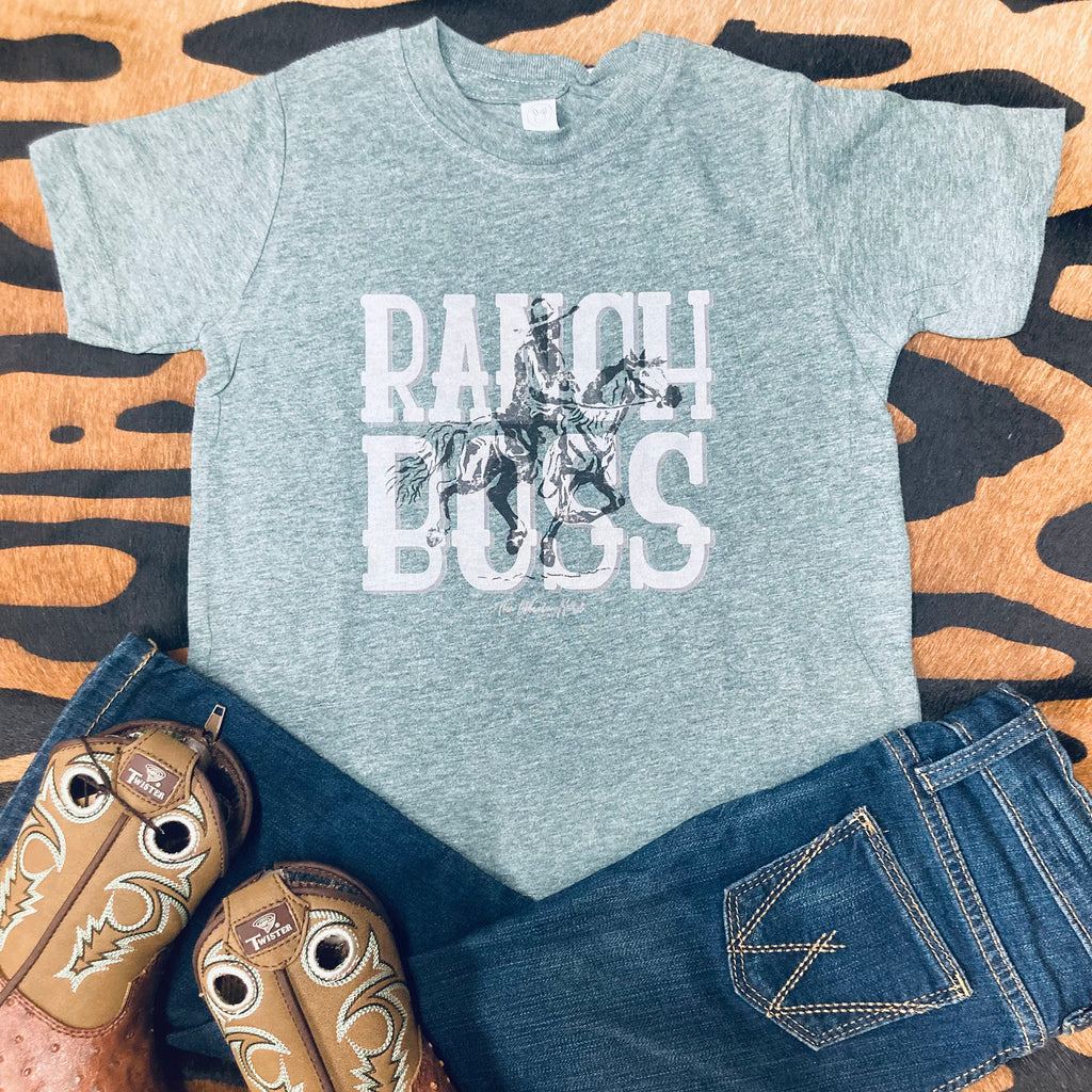 Kid's Grey Ranch Boss Tee