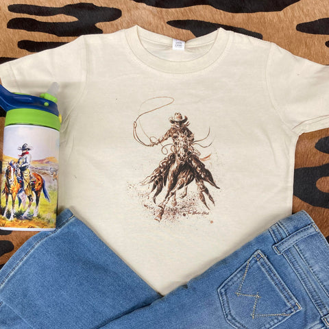 Kid's Straight On Cowboy Tee