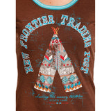 Panhandle Women's Brown Frontier Tee Pee Shirt
