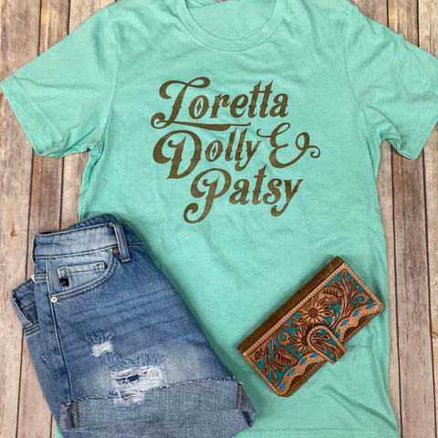 Loretta, Dolly, & Patsy Tee