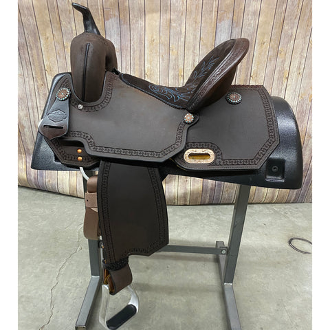 Circle Y Roughout Lindale Barrel Saddles