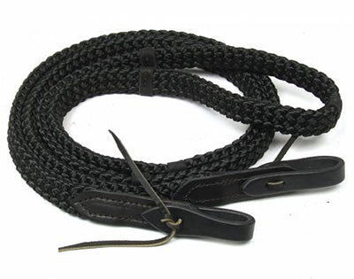 Professional's Choice Black Quiet Control Reins