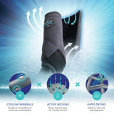 Professional's Choice Wine 2XCool Sports Medicine Boot Value Pack
