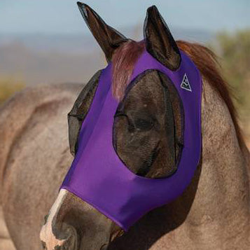 Purple Comfort Fly Mask With Ears