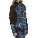Cinch Womens Brown Aztec Jacket