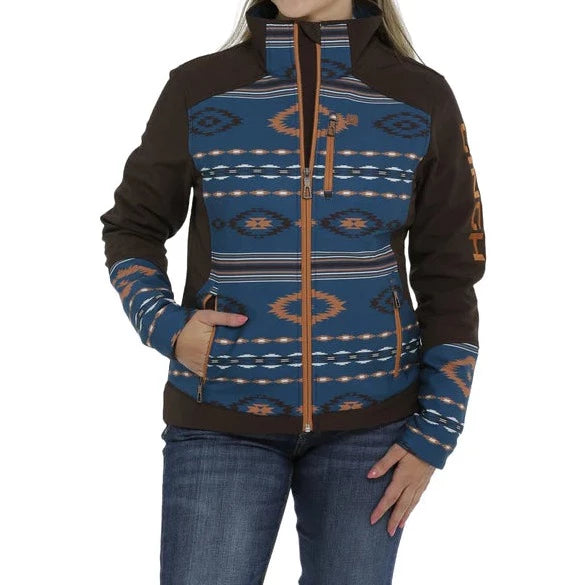 Cinch Womens Brown Aztec Jacket
