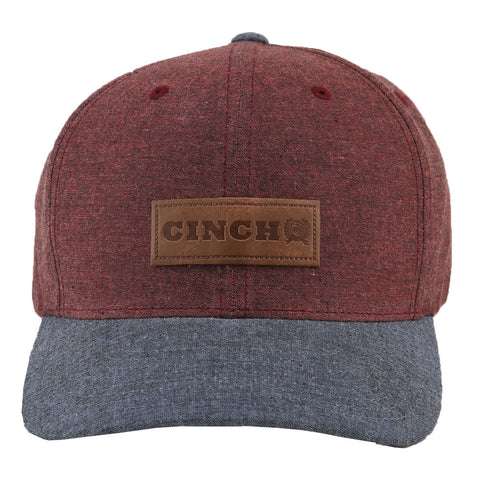 Cinch Burgundy and Navy Cap 