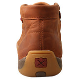 Twisted X Men's Tan and Bull Nano Safety Toe Moccasin