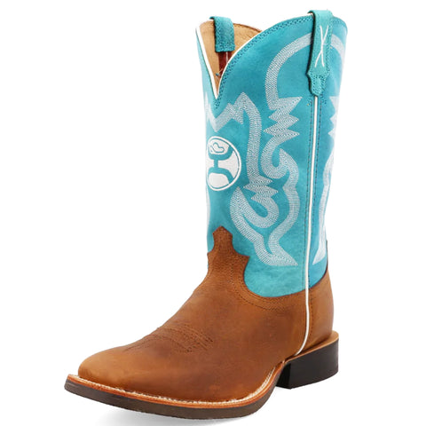 Twisted X Men's Brown and Turquoise Hooey