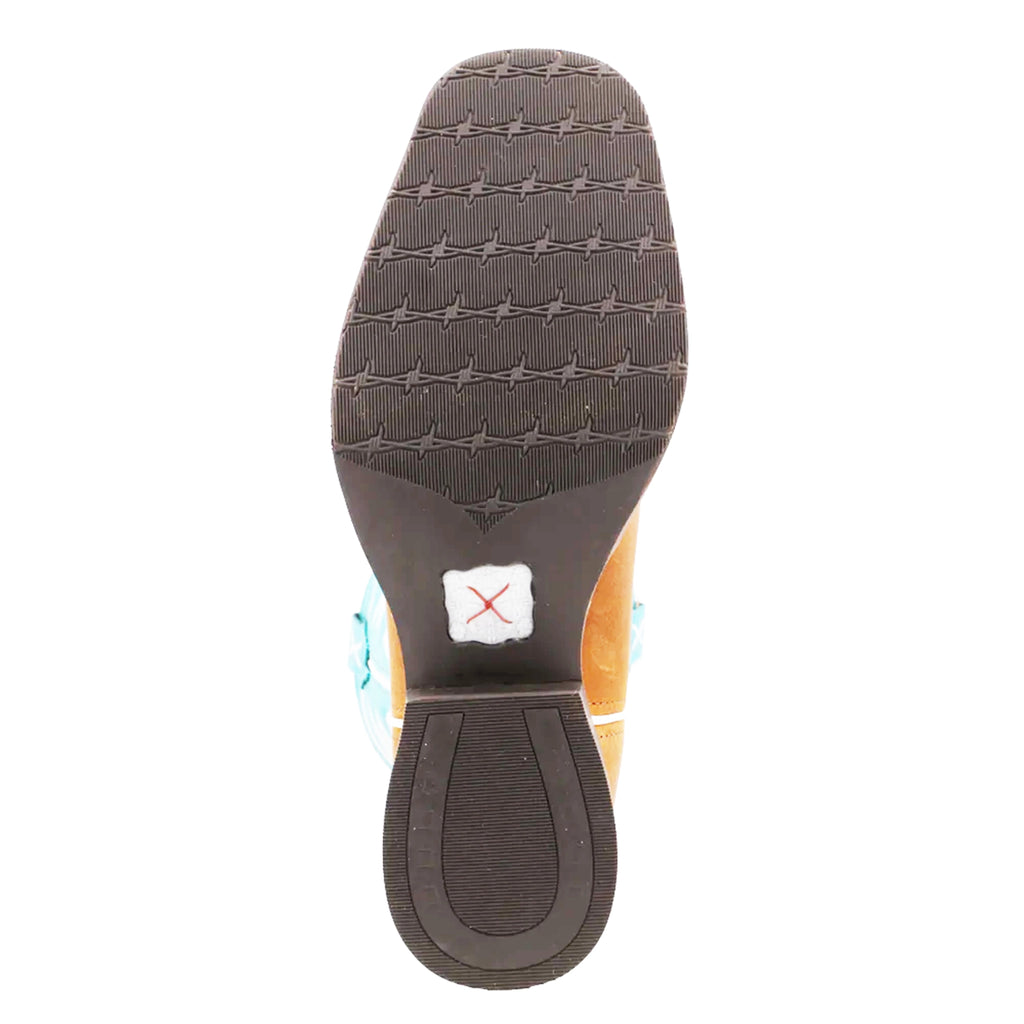 Twisted X Men s Brown and Turquoise Hooey