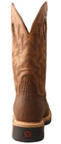 Twisted X Men's Dark Brown Tan Composite Square Toe Boot