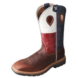 Twisted X Men's Brown Texas Flag Steel Toe Work Boot