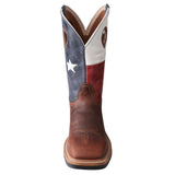 Twisted X Men's Brown Texas Flag Steel Toe Work Boot