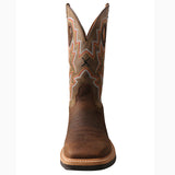 Twisted X Men's Taupe Bomber Lite Cowboy Square Toe Work Boot 