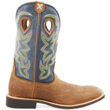 Twisted X  Men 11" Square Toe Rubber Outsole Boot-Peanut/Navy