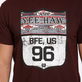 Cinch Burgundy Yee-Haw Tee