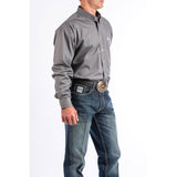 Cinch Men's Solid Dove Gray Button Down Shirt