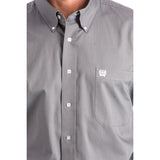Cinch Solid Dove Gray Button Down Shirt