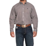 Cinch Men's Burgundy Geo Print Shirt