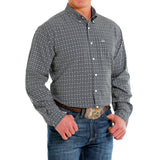 Cinch Men's Long Sleeve Navy Arena Flex Shirt