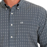 Cinch Men's Long Sleeve Navy Arena Flex Shirt